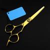 MOKLYF 6-Inch Professional Japanese 440C Gold Hair Scissors Set view 3