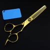 MOKLYF 6-Inch Professional Japanese 440C Gold Hair Scissors Set view 4
