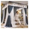 Luxurious Double-Layer Princess Bed Canopy with Blackout Curtains for King-Size Beds view 1