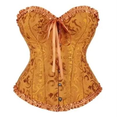 MZSKLW Women's Sexy Corset Bustier Floral Lace Top