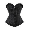 MZSKLW Women's Sexy Corset Bustier Floral Lace Top view 2