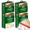Wine Box Chardonnay, Dry, Bag-in-Box, Varietal Wine Package + VINOX Winecards (4 x 3.0 L) view 1