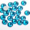 WEITINGKKK 144-Piece Blue Zircon 3D Nail Art Rhinestone Set, Mixed Sizes view 1