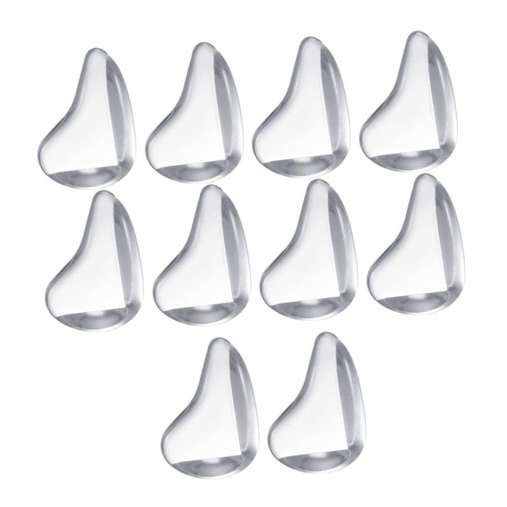 10 Transparent PVC Table Corner Protectors for Furniture and Walls