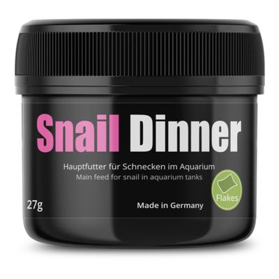 GlasGarten Snail Dinner | 27 g Premium Food for Freshwater Snails