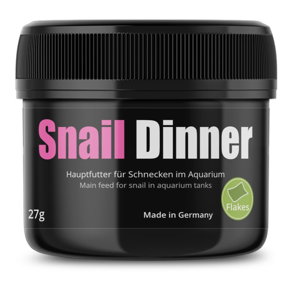 GlasGarten Snail Dinner | 27 g Premium Food for Freshwater Snails