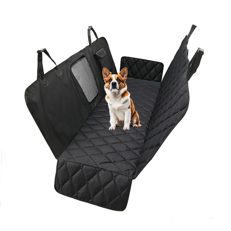 LJLBFB Dog Car Seat Cover for Toyota Land Cruiser 5-Seat J100, Black