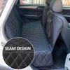 LJLBFB Dog Car Seat Cover for Toyota Land Cruiser 5-Seat J100, Black view 2