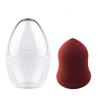 Pink Egg-Shaped Microfiber Makeup Sponge view 4