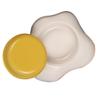 Egg-Shaped Plastic Food Bowl for Cats and Dogs, Sturdy view 1
