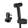 CHULKJFX Handheld Bidet Sprayer for Toilet, Square ABS Shattaf with Holder, Stainless Steel Hose and Angle Valve view 1