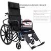 PNAJFUEL Multifunctional Foldable Wheelchair with Commode, Lightweight, Black view 3