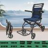 Foldable Lightweight Multipurpose Wheelchair with Ultra-Light Drive for Transport, Boarding, and Travel, 2 view 2