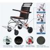 Foldable Lightweight Multipurpose Wheelchair with Ultra-Light Drive for Transport, Boarding, and Travel, 2 view 3