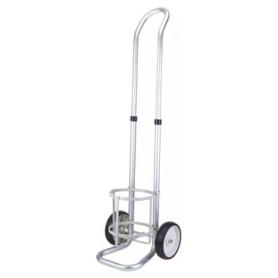 MZZKFC Adjustable Aluminum Oxygen Tank Holder Cart