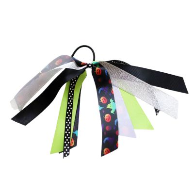 Halloween Hair Ties for Girls | Pumpkin Ribbon