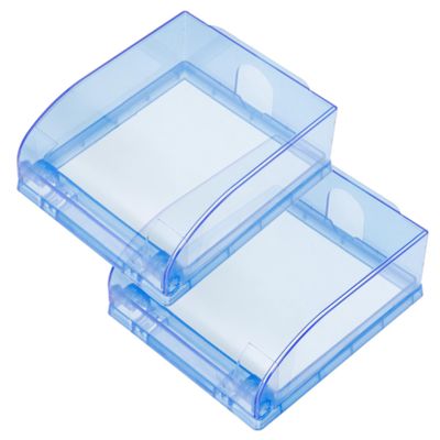 Vaguelly Self-Adhesive Outlet Covers, 2-Pack, Transparent PC, with Protective Film, Splash-Resistant, for Outdoor Use