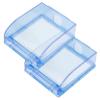 Vaguelly Self-Adhesive Outlet Covers, 2-Pack, Transparent PC, with Protective Film, Splash-Resistant, for Outdoor Use view 1