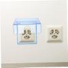 Vaguelly Self-Adhesive Outlet Covers, 2-Pack, Transparent PC, with Protective Film, Splash-Resistant, for Outdoor Use view 4