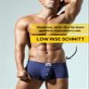 BIMONI Men's Premium Low-Rise Boxer Briefs, Soft Viscose, Dark Blue, Size M view 2