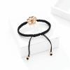 MYPOWER Paw Ash Memorial Bracelet, Braided Rope, Adjustable, Rose Gold view 2