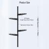 Floor-to-Ceiling 6-Tier Adjustable Freestanding Corner Garment Rack view 3