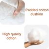 Large Plaid Square Pet Blanket, Cream, Washable and Fluffy view 3
