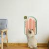 Cat Corner Scratcher & Groomer with Catnip Ball view 2