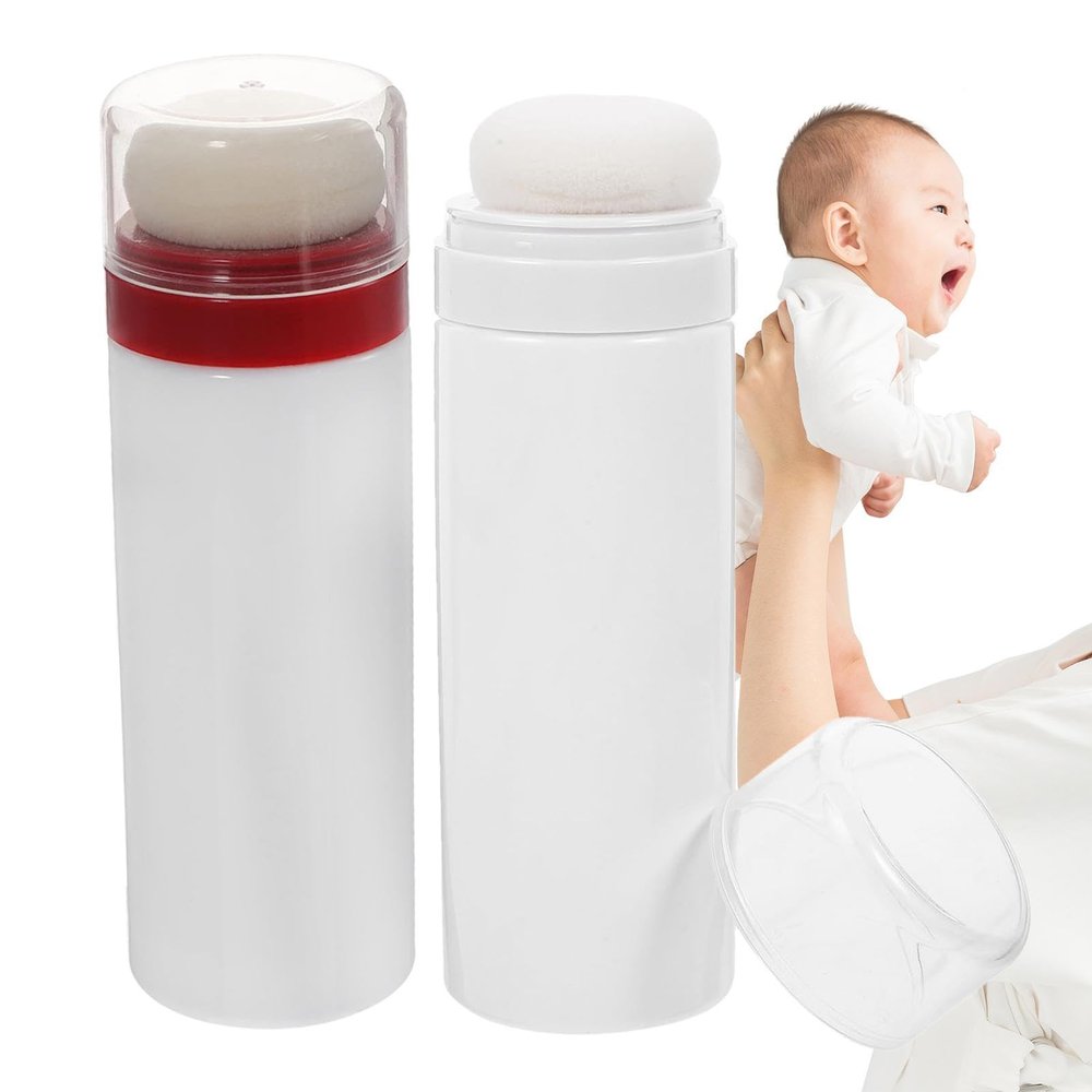 Powder Dispenser Bottle, Travel Refillable Dispenser, Empty Case