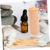 CAXUSD Polished Wooden Cylinder Box for 15 ml Essential Oil Bottles view 4