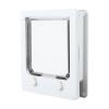 Cat Door, Pet Door for Cats, White Wall-Mounted Cat Flap view 1