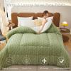 XHCTNN Fleece Bedding 135 x 200 Winter Flannel Bedding, Warm and Plush on Both Sides (E, 150 x 200 cm/3.0 kg) view 2