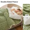 XHCTNN Fleece Bedding 135 x 200 Winter Flannel Bedding, Warm and Plush on Both Sides (E, 150 x 200 cm/3.0 kg) view 3