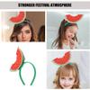 LIFKOME 2-Pack Felt Watermelon Hair Accessories for Women, Playful Hawaiian Style, Comfortable Fit, Summer Vibes for Any Occasion view 3