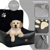 Golden Dog Foldable Car Dog Seat with Seat Belt, L, 83 x 66 cm, Faux Leather view 2