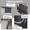 Golden Dog Foldable Car Dog Seat with Seat Belt, L, 83 x 66 cm, Faux Leather view 4