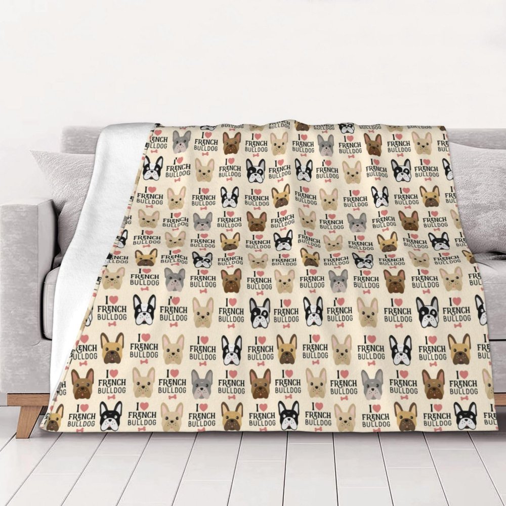 CHANGLEI Weighted Blanket for Dogs, Soft Flannel, Personalized Print, Warm and Cozy