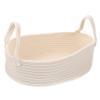 PRETYZOOM Woven Cotton Storage Basket with Handle view 1