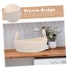 PRETYZOOM Woven Cotton Storage Basket with Handle view 2