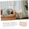 PRETYZOOM Woven Cotton Storage Basket with Handle view 3
