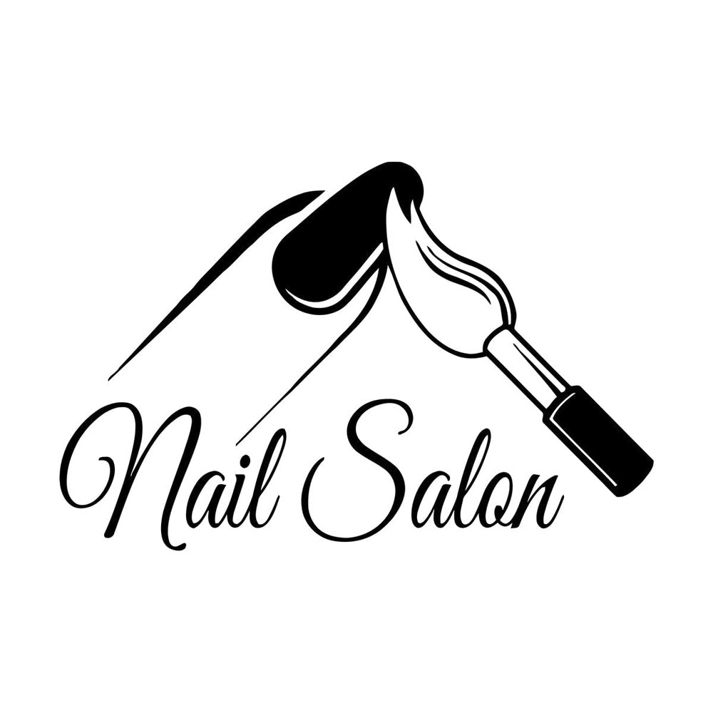 Manicure and Nail Art Wall Decal, Waterproof Vinyl Sticker, 44 x 67 cm