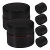 TOPPERFUN 15 g Brown Glass Cream Jars with PP Lids, Leakproof and Refillable, 6-Pack view 1