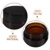 TOPPERFUN 15 g Brown Glass Cream Jars with PP Lids, Leakproof and Refillable, 6-Pack view 4