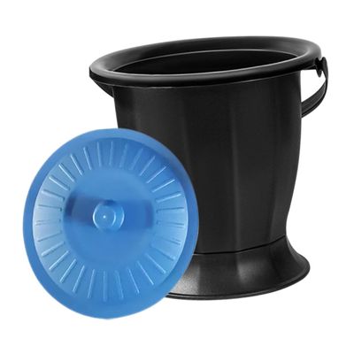 Portable Plastic Emesis Basin with Lid, Urinal for Bedroom