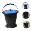 Portable Plastic Emesis Basin with Lid, Urinal for Bedroom view 2