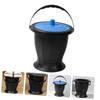 Portable Plastic Emesis Basin with Lid, Urinal for Bedroom view 3