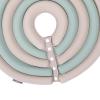 Adjustable Dog Collar, Anti-Bite Cone, Soft Pet Protection, Beige-Green, Size L view 2