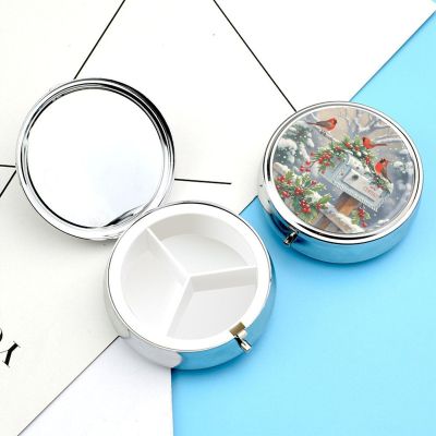 Women's Pill Case, 3-Compartment Weekly Pill Organizer