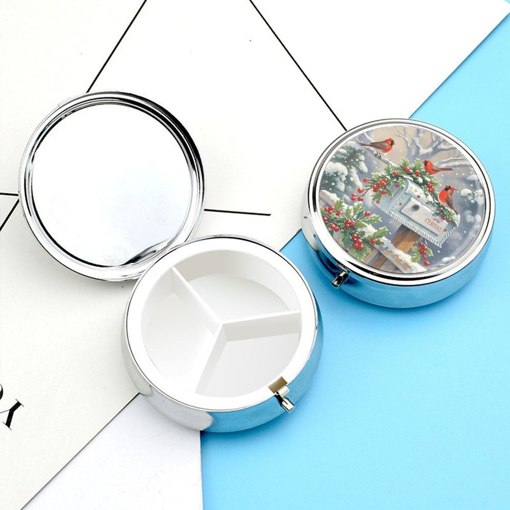 Women's Pill Case, 3-Compartment Weekly Pill Organizer