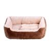 Square Plush Pet Bed Cushion for Cats and Small to Medium Dogs view 2